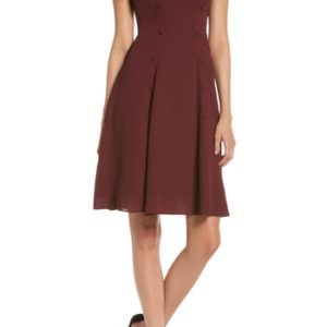 Women's Fame And Partners Sienne Fit & Flare Dress