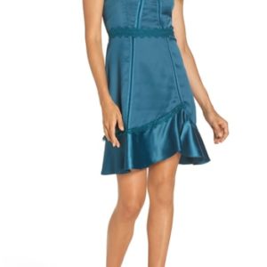 Women's Foxiedox Betty Satin & Soutache Party Dress