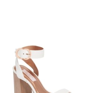 Women's Ted Baker London Vallama Block Heel Sandal, Size 6 M - White