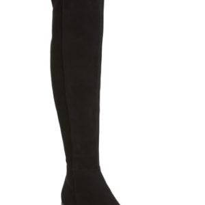 Women's Tory Burch Nina Over The Knee Boot, Size 5.5 M - Black