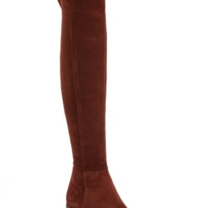 Women's Tory Burch Nina Over The Knee Boot, Size 5.5 M - Brown