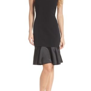 Women's Vince Camuto Flounce Hem Sheath Dress