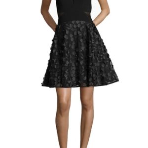 Women's Xscape 3D Floral Party Dress