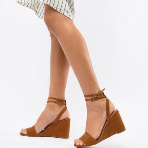 ASOS DESIGN Holt Sandal Wedges - Tan