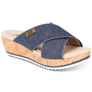 Anne Klein Sport Felisha Wedge Slip-On Sandals