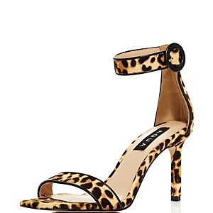 Aqua Women's Seven Leopard Print Calf Hair High-Heel Sandals - 100% Exclusive