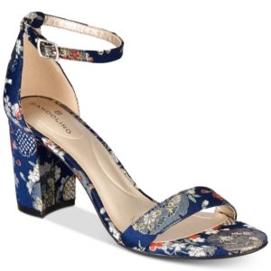 Bandolino Armory Two-Piece Block Heel Sandals Women's Shoes