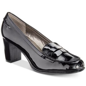 Bandolino Arrie Block-Heel Loafer Pumps Women's Shoes