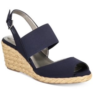 Bandolino Himeka Espadrille Wedge Sandals, Created for Macy's Women's Shoes