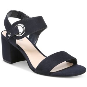 Bar Iii Birdie City Two-Piece Block-Heel Sandals, Created for Macy's Women's Shoes