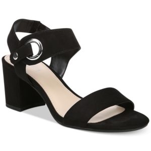 Bar Iii Birdie City Two-Piece Block-Heel Sandals, Created for Macy's Women's Shoes