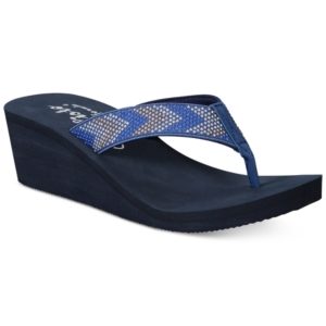 Callisto Jester Thong Platform Wedge Sandals, Created for Macy's Women's Shoes