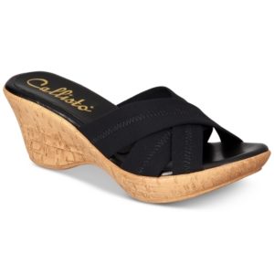 Callisto Odessa Slide Platform Wedge Sandals, Created for Macy's Women's Shoes