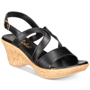 Callisto Pomfret Platform Wedge Sandals, Created for Macy's Women's Shoes