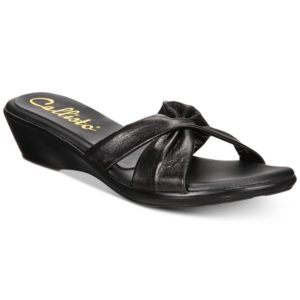 Callisto Staunton Slide Wedge Sandals, Created for Macy's Women's Shoes