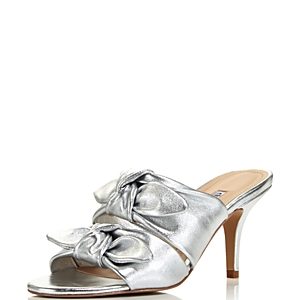 Charles David Women's Corona Leather High-Heel Slide Sandals