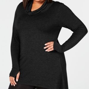 Cuddl Duds Plus Size Softwear Cowl-Neck Tunic