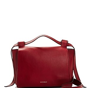 Elena Ghisellini Foxy Medium Leather Satchel