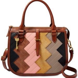 Fossil Ryder Patchwork Medium Satchel