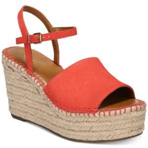 Franco Sarto Tula Platform Espadrille Wedge Sandals Women's Shoes