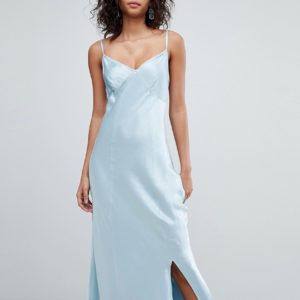 Ghost bridesmaid satin maxi cami dress - Black