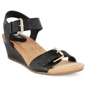 Giani Bernini Bryana Memory Foam Wedge Sandals, Created for Macy's Women's Shoes