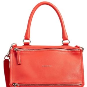 Givenchy 'Medium Pandora' Sugar Leather Satchel - Red