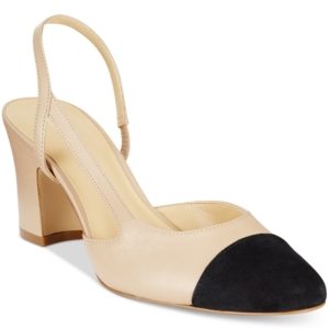 Ivanka Trump Liah Slingback Block-Heel Pumps Women's Shoes