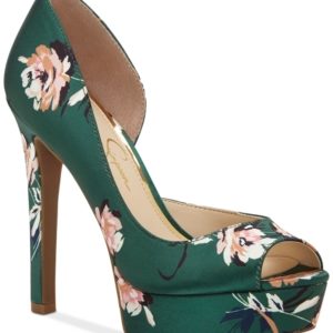 Jessica Simpson Martella Peep-Toe Platform Pumps Women's Shoes