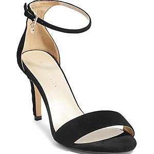 Karen Millen Women's Open Toe Studded Leather High-Heel Sandals