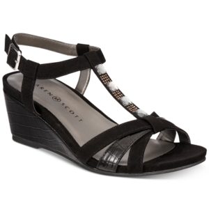 Karen Scott Clarita Wedge Sandals, Created for Macy's Women's Shoes