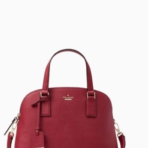 Kate Spade New York Cameron Street - Lottie Leather Satchel - Red