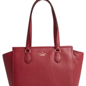 Kate Spade New York Jackson Street - Hayden Leather Satchel - Red