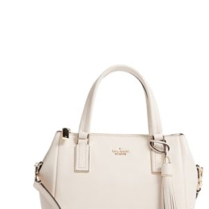 Kate Spade New York Kingston Drive - Small Alena Leather Satchel - White