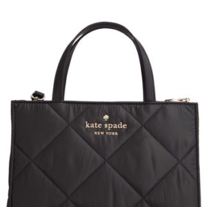 Kate Spade New York Watson Lane - Quilted Sam Leather Satchel - Black