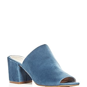 Kenneth Cole Vega Suede High-Heel Slide Sandals