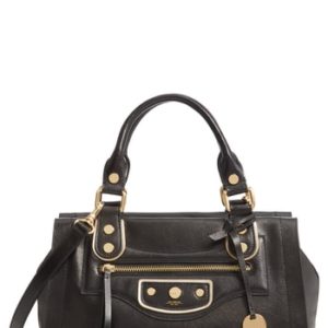 Lodis Los Angeles Madeline Rfid Leather Satchel - Black