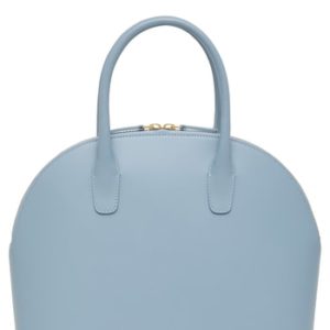 Mansur Gavriel Top Handle Rounded Leather Bag - Blue