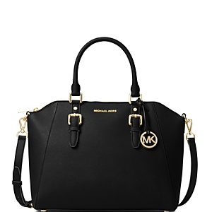 Michael Michael Kors Ciara Large Leather Satchel