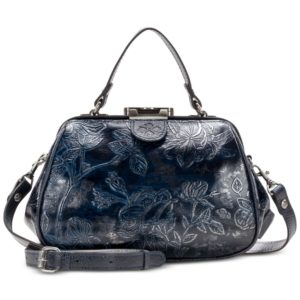 Patricia Nash Metallic Gracchi Frame Satchel, Created for Macy's