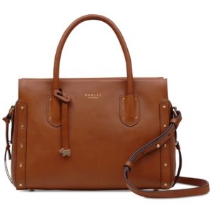 Radley London Zip-Top Studded Multiway Satchel