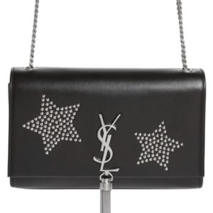 Saint Laurent Medium Kate Tassel - Stars Leather Bag -