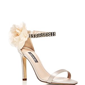 Sjp by Sarah Jessica Parker Leila Embellished Satin High-Heel Sandals - 100% Exclusive