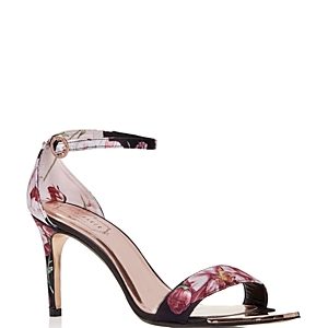 Ted Baker Women's Mylli Floral Satin Ankle Strap High-Heel Sandals