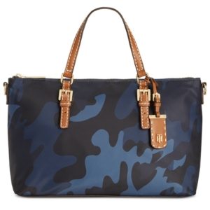 Tommy Hilfiger Julia Nylon Camo Satchel