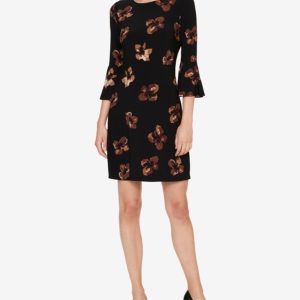 Tommy Hilfiger Printed Bell-Sleeve Dress