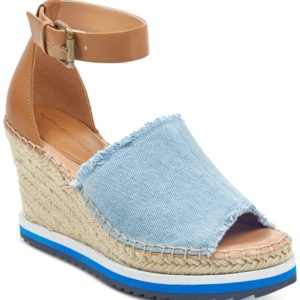 Tommy Hilfiger Yavino Espadrille Platform Wedge Sandals Women's Shoes