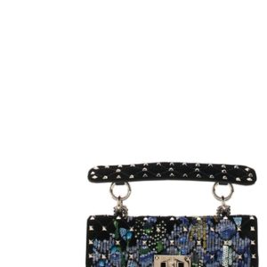 Valentino Garavani Small Spike. it Floral Sequin Bag -