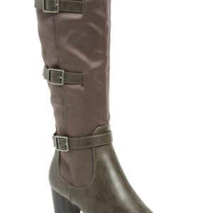 Women's Bella Vita Talina Ii Belted Knee High Boot, Size 6 Regular Calf N - Grey