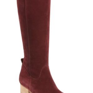 Women's Blondo Nicola Waterproof Knee High Boot, Size 12 M - Red